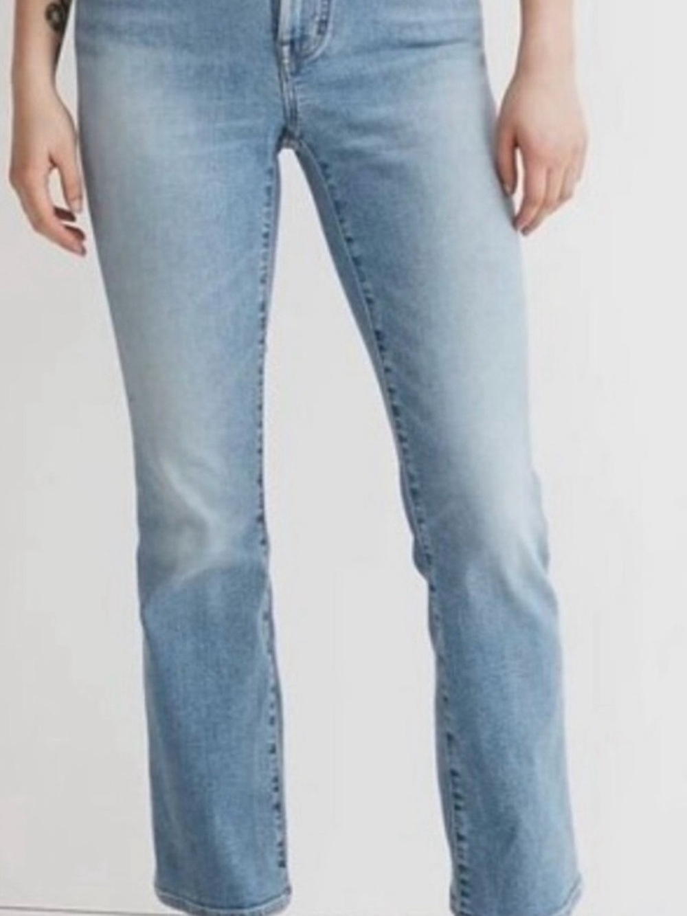 Madewell Light Wash Straight-Leg Jeans